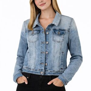 KanCan Light Blue Denim Jacket
